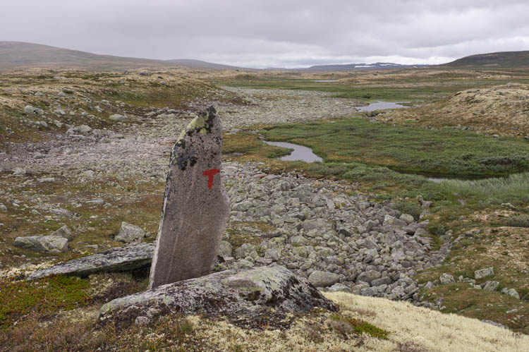 Trailmarker near Stigstuv